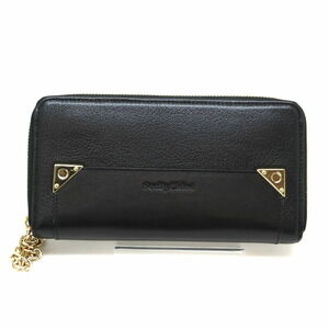 Chloe Wallet See Black Leather  Round by Zip